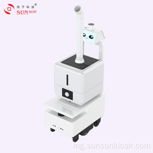 Robot any ambanin&#39;ny metro Mist Spray Sterilizer Robot